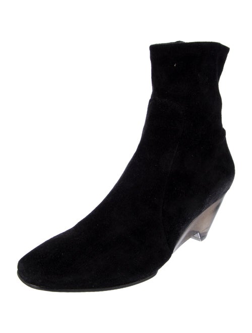 Robert Clergerie Suede Sock Boots