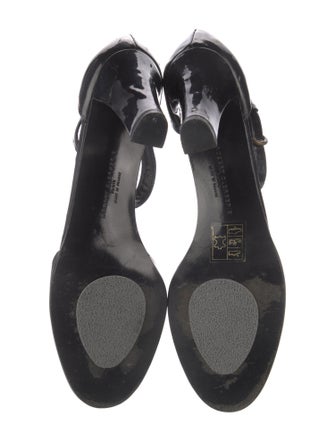 Robert Clergerie Patent Leather T-Strap Pumps