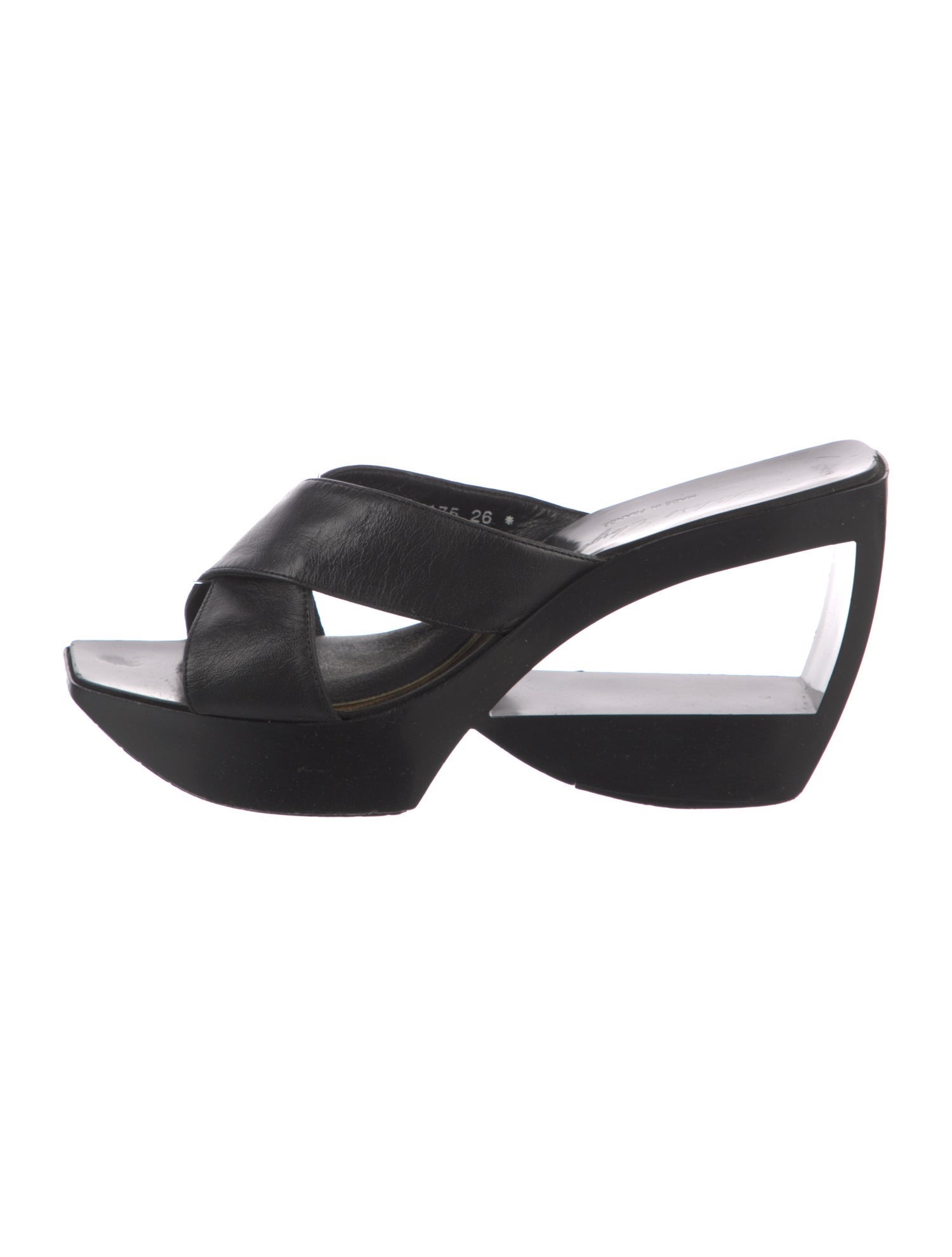 Robert Clergerie Leather Slides