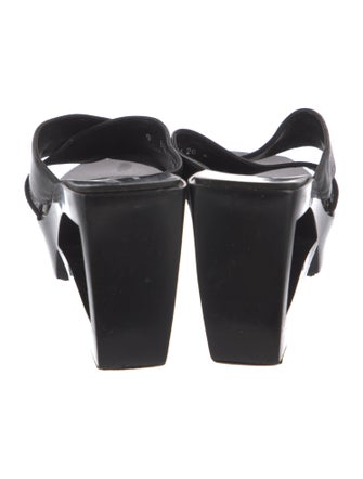 Robert Clergerie Leather Slides