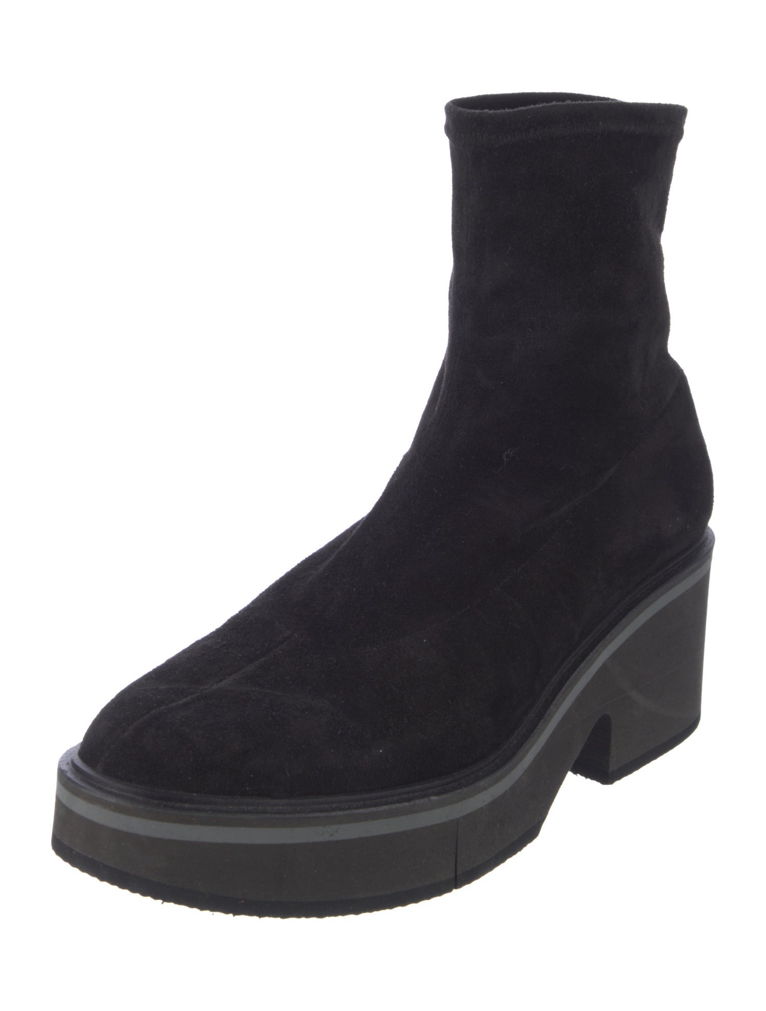 Robert Clergerie Suede Sock Boots
