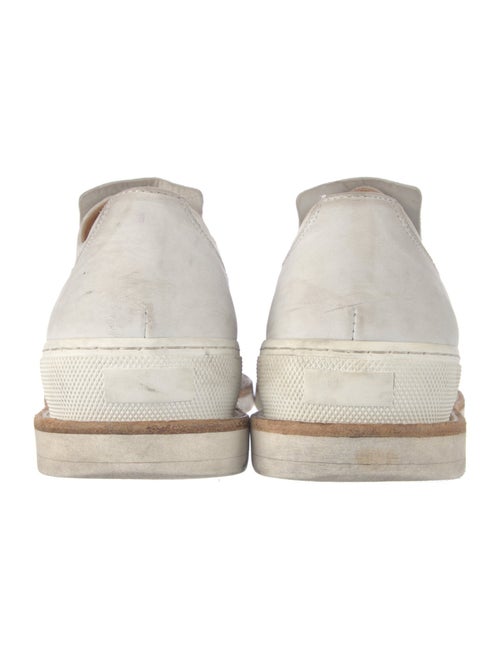 Robert Clergerie Leather Fringe Trim Accent Oxfords