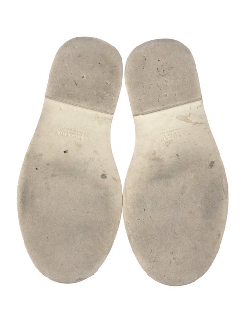 Robert Clergerie Leather Fringe Trim Accent Oxfords