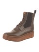 Robert Clergerie Leather Combat Boots