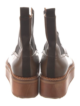 Robert Clergerie Leather Combat Boots