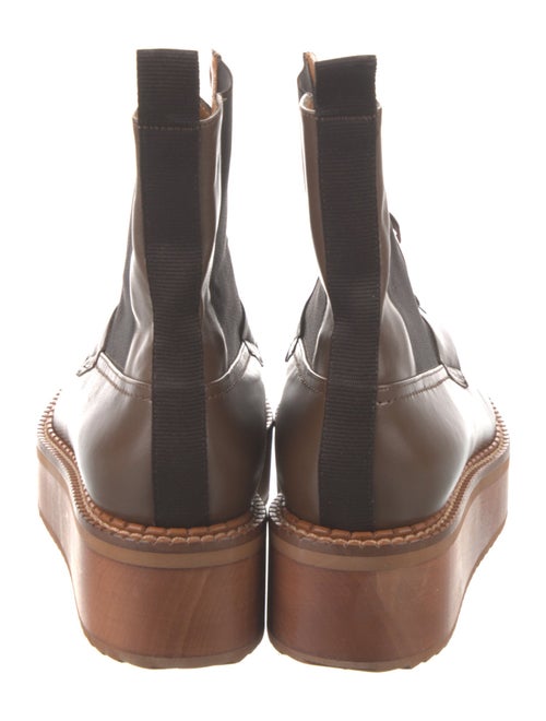 Robert Clergerie Leather Combat Boots