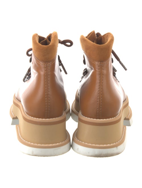 Robert Clergerie Leather Lace-Up Boots