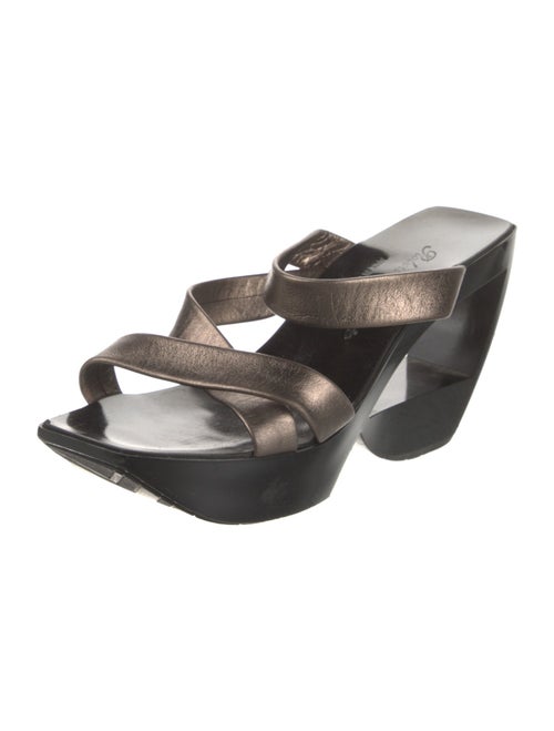 Robert Clergerie Leather Slides