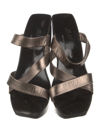 Robert Clergerie Leather Slides