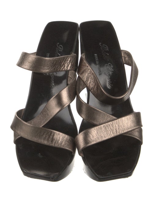 Robert Clergerie Leather Slides