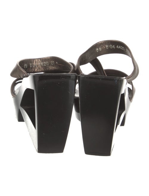 Robert Clergerie Leather Slides