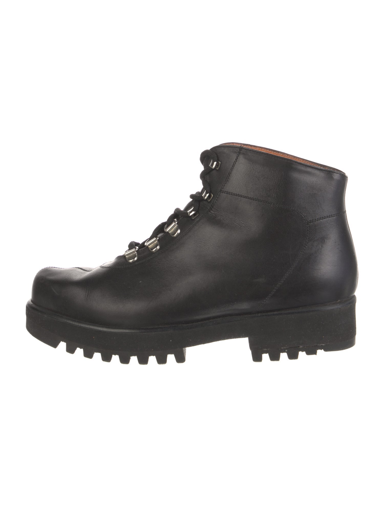 Robert Clergerie Leather Combat Boots