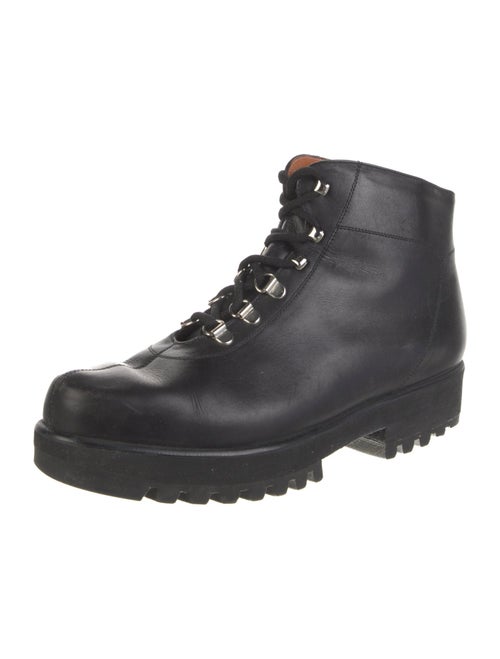 Robert Clergerie Leather Combat Boots