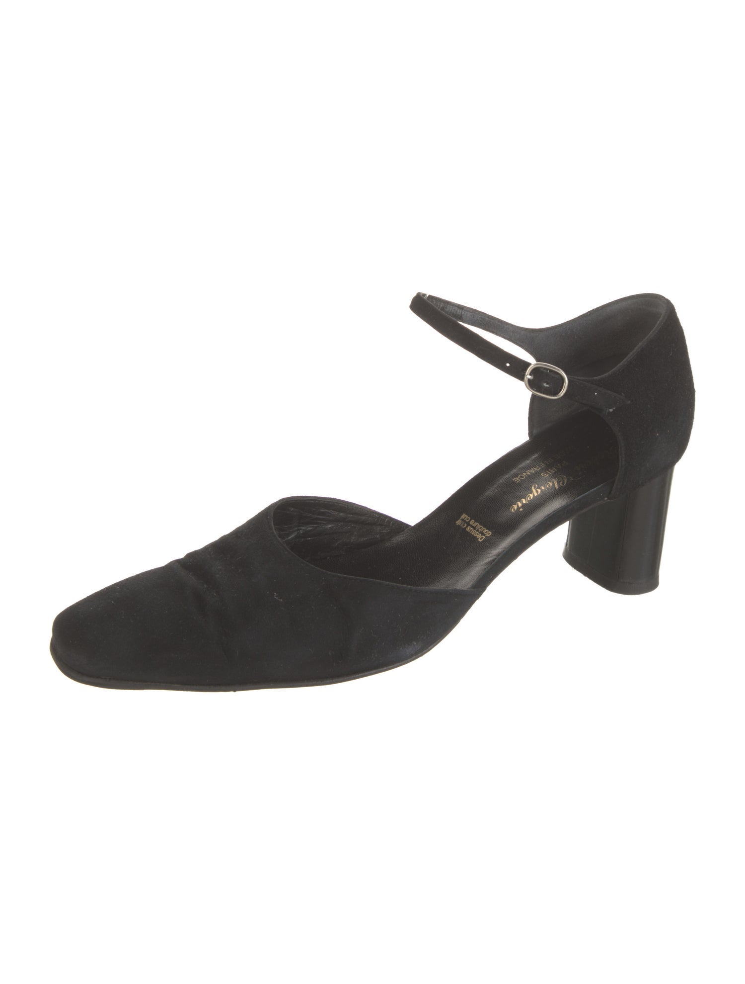 Robert Clergerie Suede D'Orsay Pumps