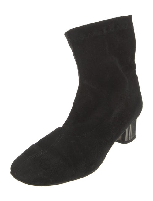 Robert Clergerie Suede Sock Boots