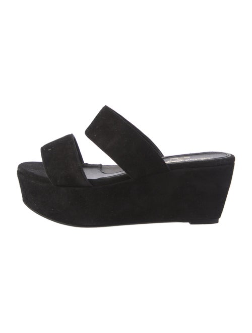 Robert Clergerie Suede Slides