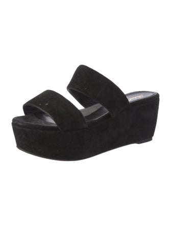 Robert Clergerie Suede Slides