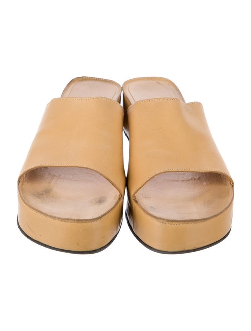 Robert Clergerie Leather Slides
