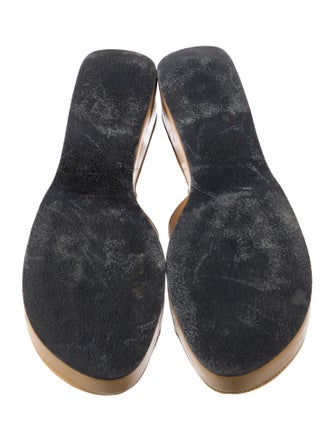 Robert Clergerie Leather Slides