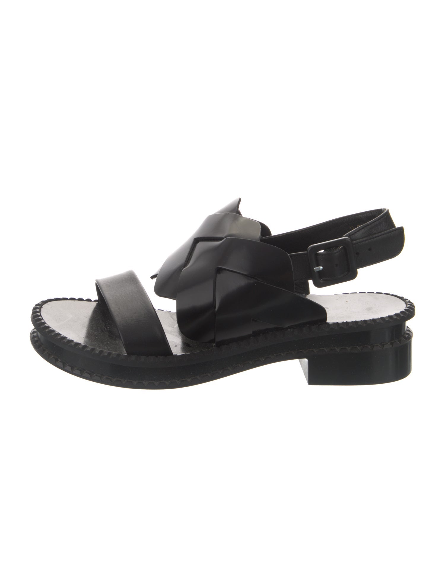 Robert Clergerie Leather Slingback Sandals