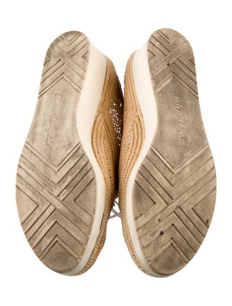 Robert Clergerie Straw Pumps