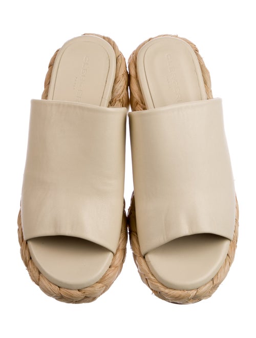 Robert Clergerie Leather Espadrilles