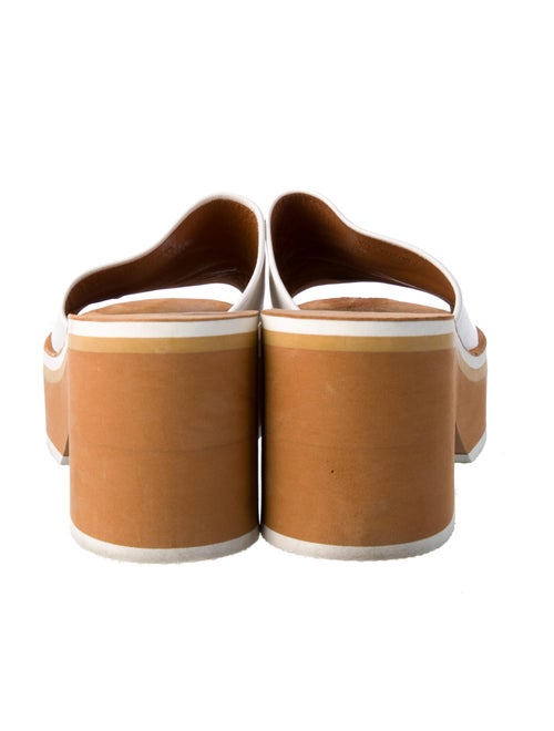 Robert Clergerie Leather Slides