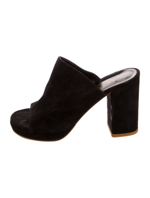 Robert Clergerie Suede Slides