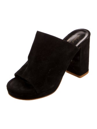 Robert Clergerie Suede Slides