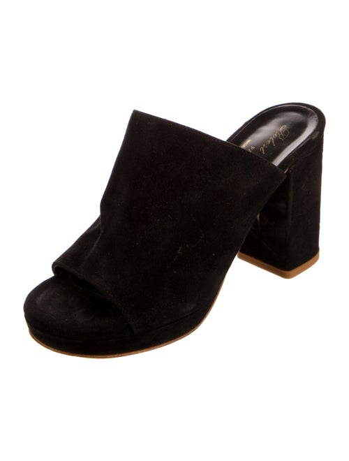Robert Clergerie Suede Slides