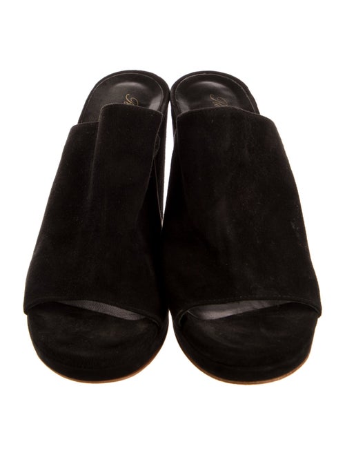 Robert Clergerie Suede Slides