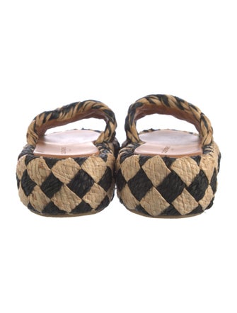 Robert Clergerie Ostrich Printed Slides
