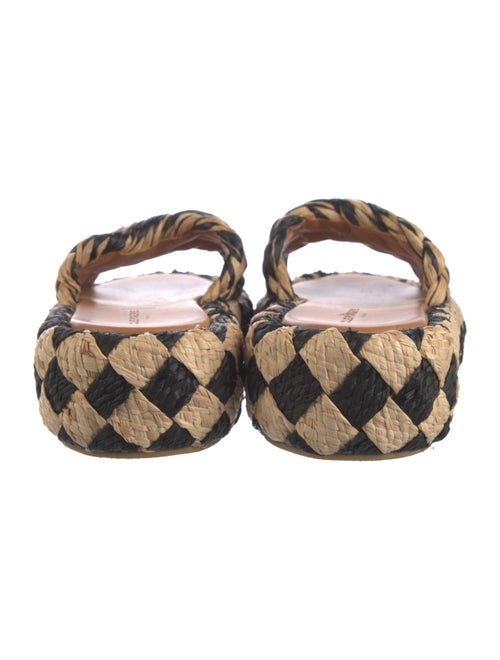 Robert Clergerie Ostrich Printed Slides