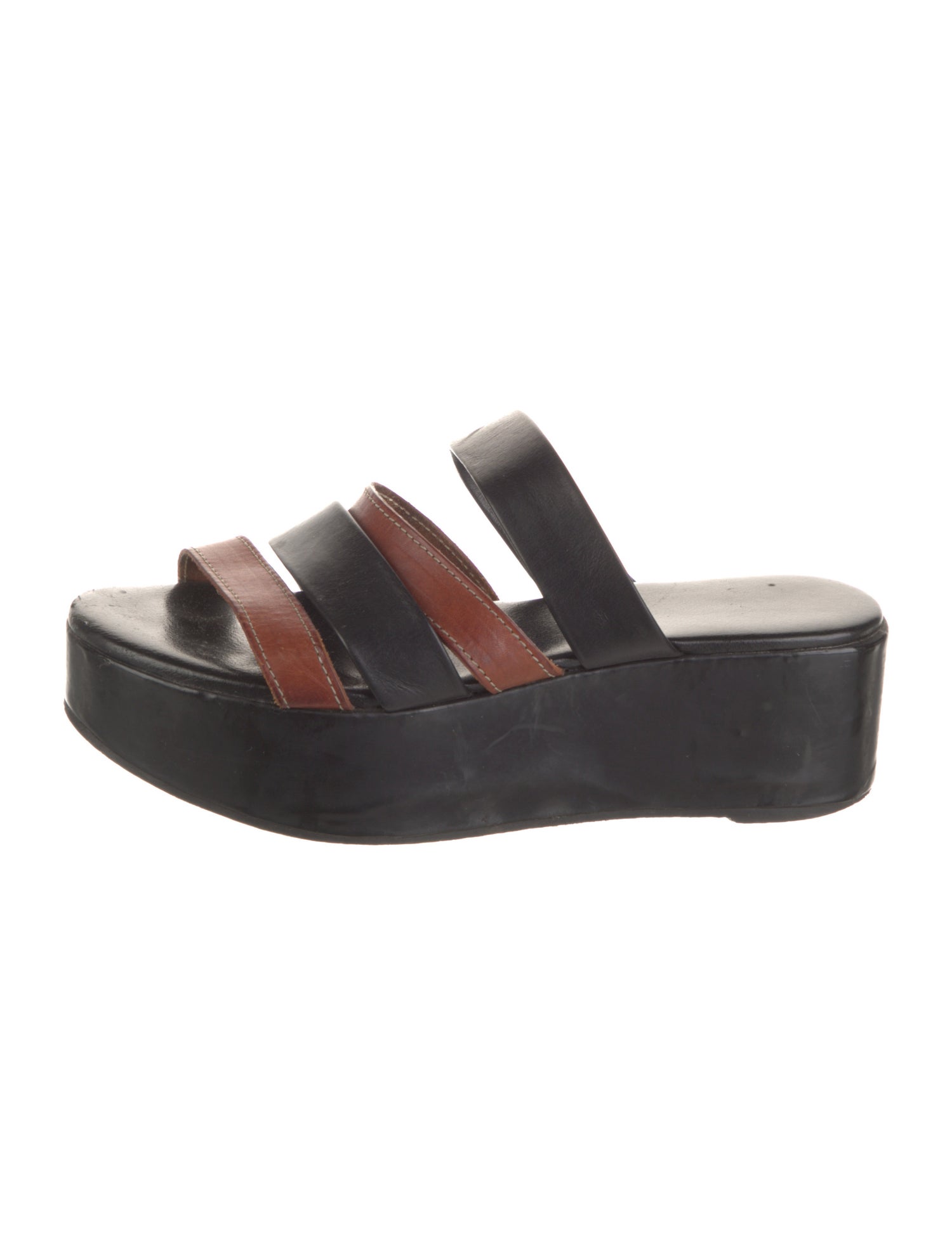 Robert Clergerie Leather Slides