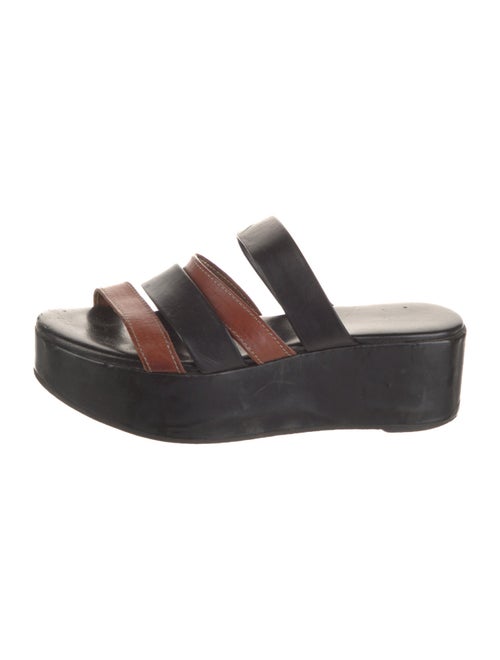 Robert Clergerie Leather Slides