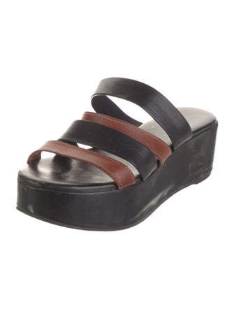 Robert Clergerie Leather Slides