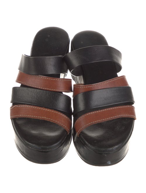 Robert Clergerie Leather Slides