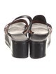 Robert Clergerie Leather Slides