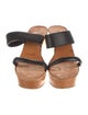 Robert Clergerie Leather Slides