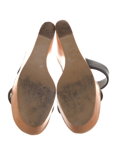 Robert Clergerie Leather Slides