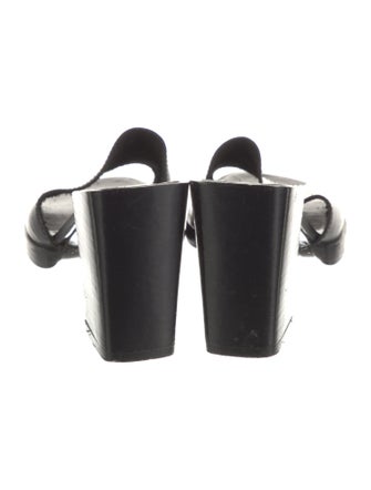 Robert Clergerie Leather Slides