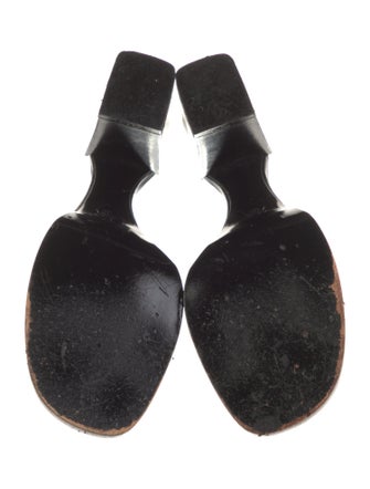 Robert Clergerie Leather Slides