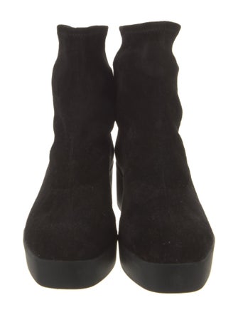 Robert Clergerie Suede Sock Boots
