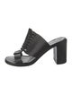 Robert Clergerie Leather Slides