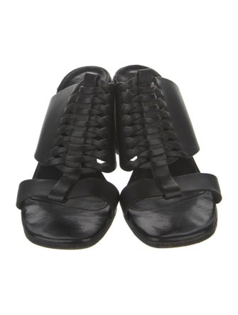 Robert Clergerie Leather Slides