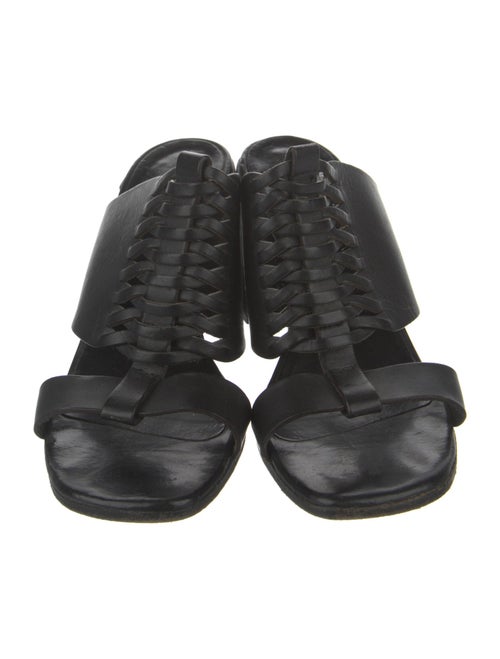 Robert Clergerie Leather Slides