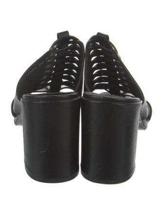 Robert Clergerie Leather Slides