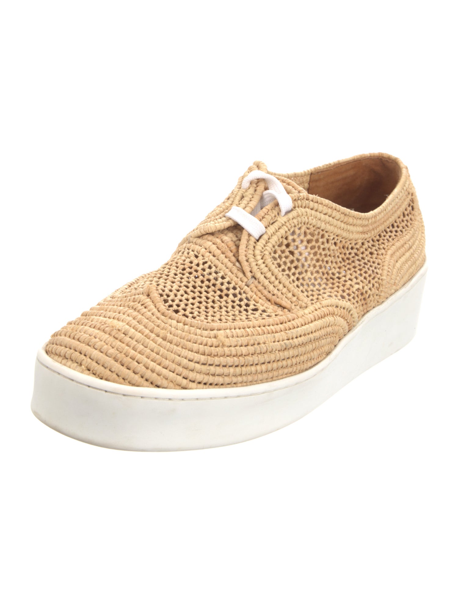 Robert Clergerie Straw Sneakers