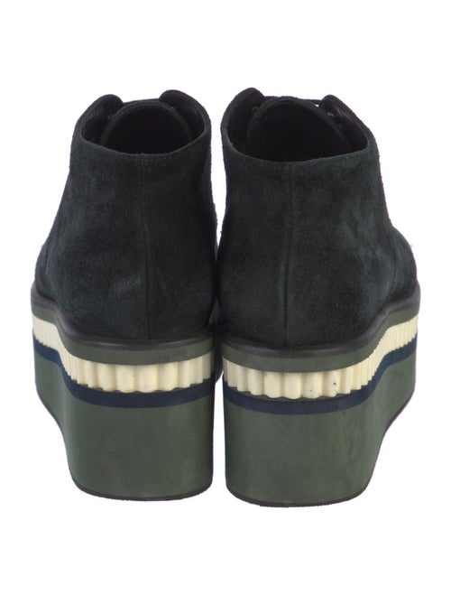 Robert Clergerie Suede Wedge Sneakers