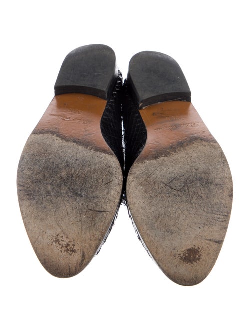 Robert Clergerie Snakeskin Mules